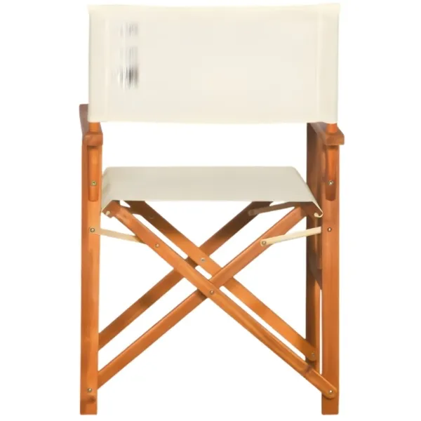 Fauteuil pliant metteur en scène – bois d’acacia – crème – Image 4