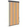 Store roulant extérieur jaune et bleu, bouclier soleil et intimité pour terrasse,80x250cm.