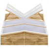 Châssis de balcon en bois et polycarbonate, protection compacte pour cultures et semis. lot de 2.