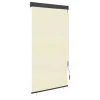 Store roulant extérieur crème, bouclier soleil et intimité pour terrasse,80x250cm