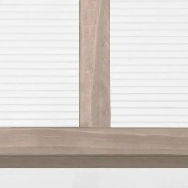 Mini serre de balcon en bois de sapin gris - 110x56x39 cm – Image 6