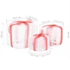 Lot de 3 boîtes-cadeaux de Noël lumineuses à LED multicolores – Image 7