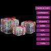 Lot de 3 boîtes-cadeaux de Noël lumineuses à LED multicolores – Image 6